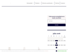 Tablet Screenshot of laquintaangustia.org